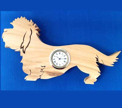 Shaped Dandie dinmont Clock