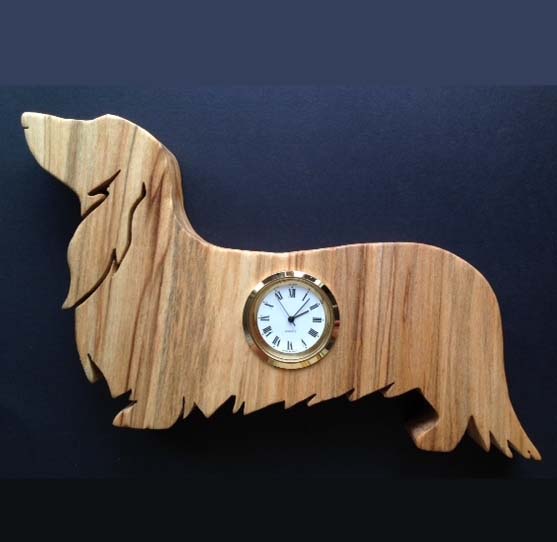 Shaped Dachshund Clock