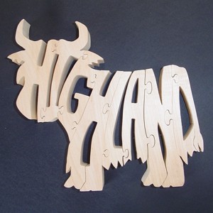 Highland Cow Puzzle