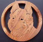 Norwegian Elkhound Trivet 